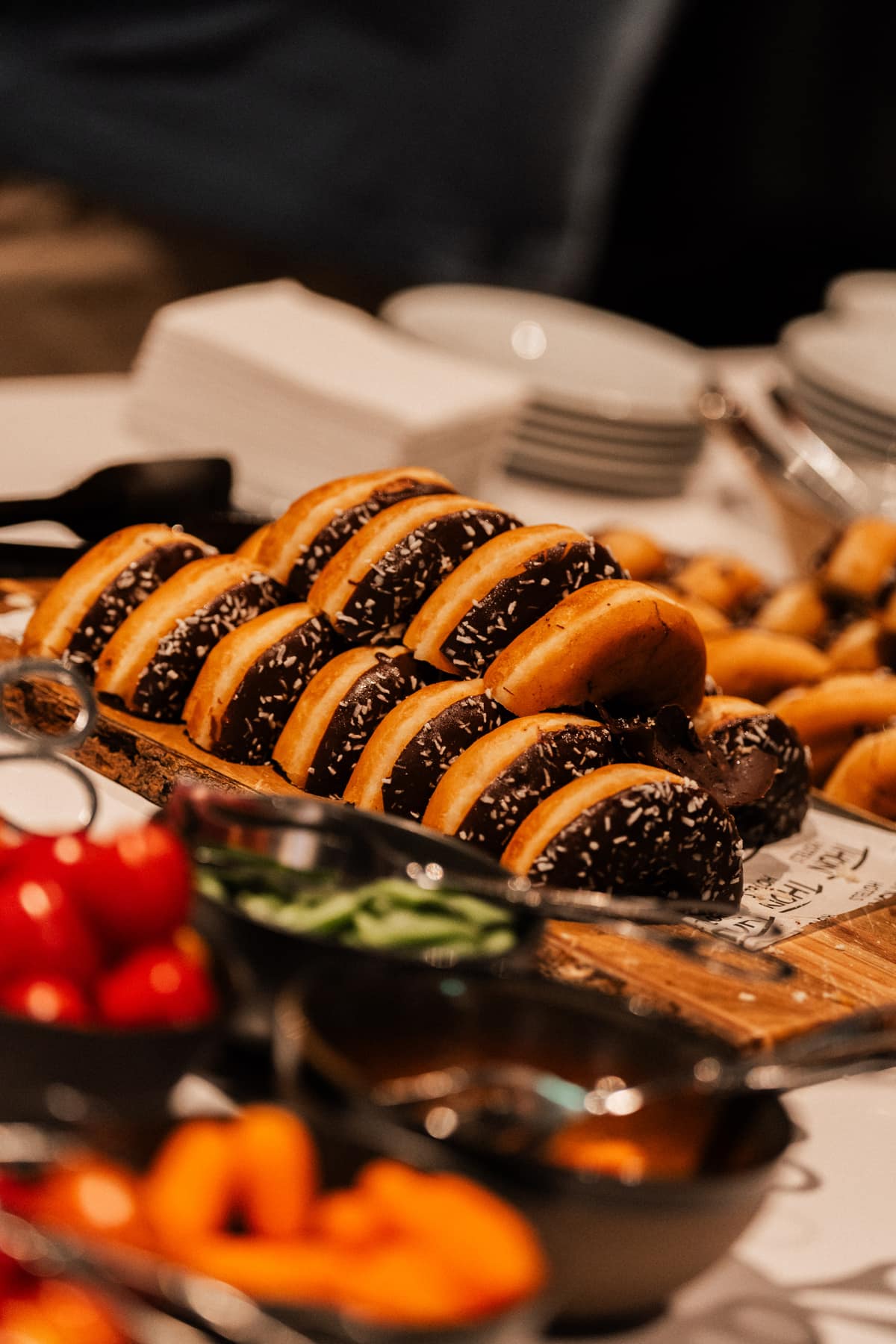 Sweets and fruit on the break buffet